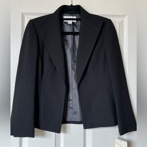 New Liz Claiborne 2 Peice Black Suit, Size 4P